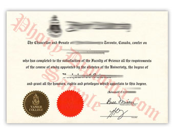 York University (1) - Fake Diploma Sample from Canada